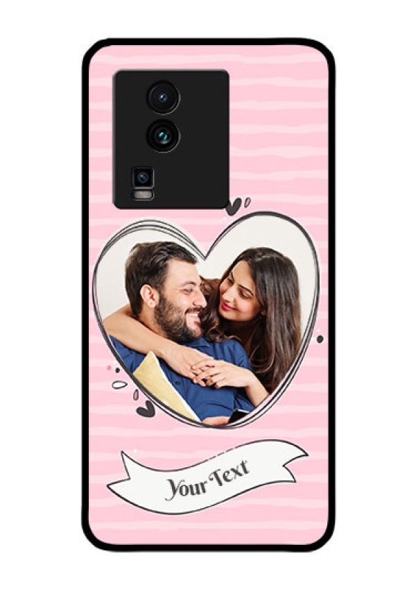 iQOO Neo 7 Pro 5G Custom Glass Phone Case - Vintage Heart Design