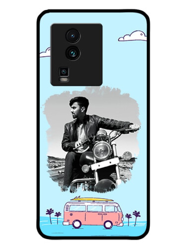 Custom iQOO Neo 7 Pro 5G Photo Printing on Glass Case - Travel & Adventure Design