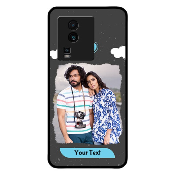 iQOO Neo 7 Pro 5G Custom Glass Phone Case - Splashes with love doodles Design iQOO Neo 7 Pro 5G Custom Glass Phone Case - Splashes with love doodles Design