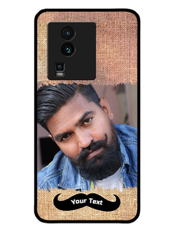 Custom iQOO Neo 7 Pro 5G Personalized Glass Phone Case - with Texture Design