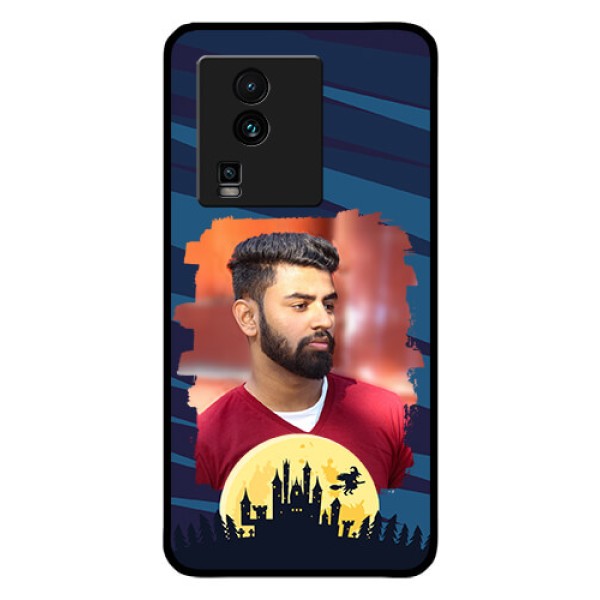 iQOO Neo 7 Pro 5G Photo Printing on Glass Case - Halloween Witch Design