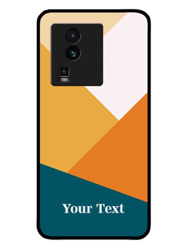 Custom iQOO Neo 7 Pro 5G Personalized Glass Phone Case - Stacked Multi-colour Design