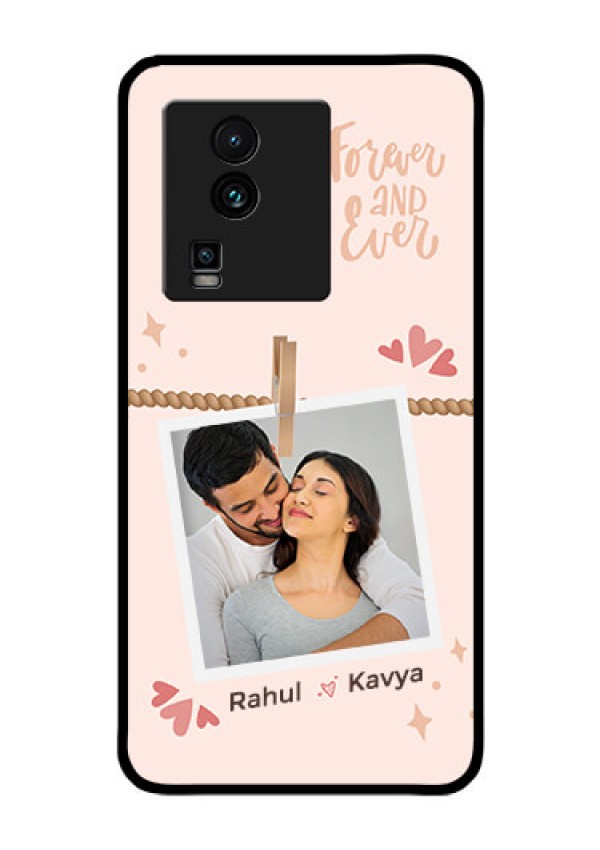 iQOO Neo 7 Pro 5G Custom Glass Phone Case - Forever and ever love Design