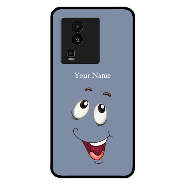 iQOO Neo 7 Pro 5G Photo Printing on Glass Case - Laughing Cartoon Face Design iQOO Neo 7 Pro 5G Photo Printing on Glass Case - Laughing Cartoon Face Design