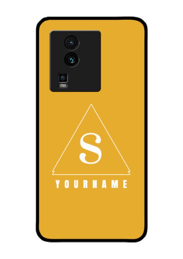 iQOO Neo 7 Pro 5G Personalized Glass Phone Case - simple triangle Design