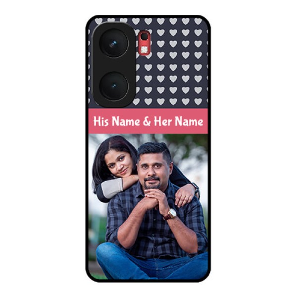 iQOO Neo 9 Pro 5G Custom Glass Phone Case - Love Symbols Design