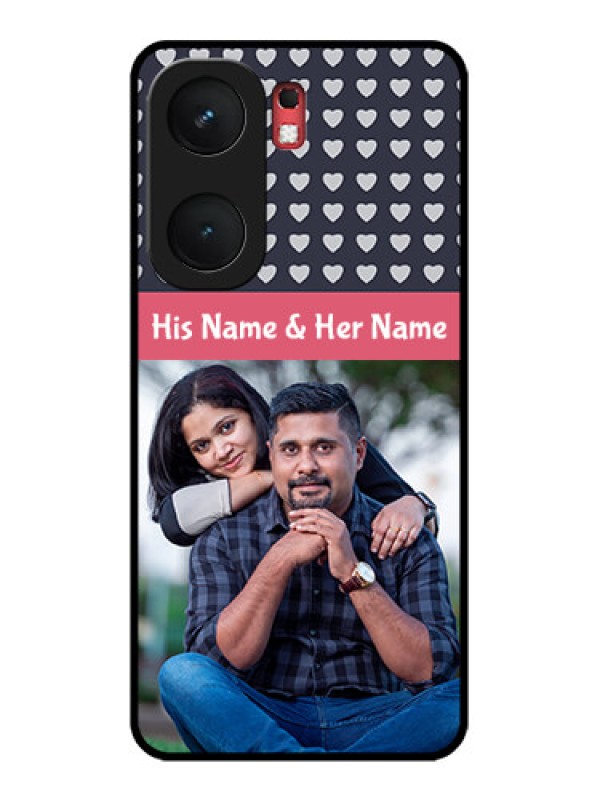 Custom iQOO Neo 9 Pro 5G Custom Glass Phone Case - Love Symbols Design