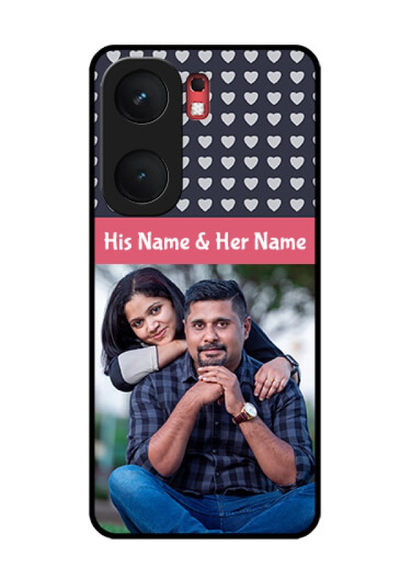 iQOO Neo 9 Pro 5G Custom Glass Phone Case - Love Symbols Design