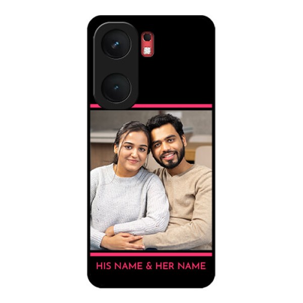 iQOO Neo 9 Pro 5G Custom Glass Phone Case - With Add Text Design