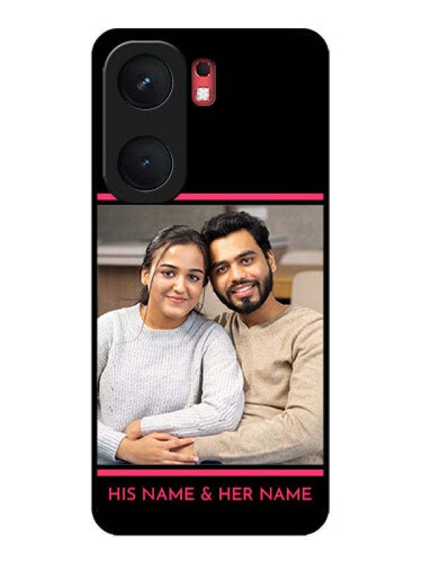 Custom iQOO Neo 9 Pro 5G Custom Glass Phone Case - With Add Text Design