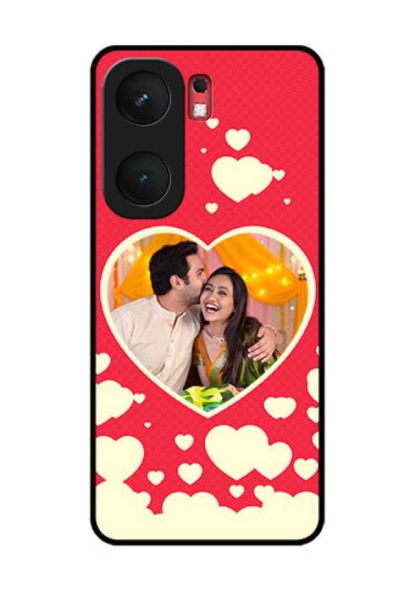 iQOO Neo 9 Pro 5G Custom Glass Phone Case - Love Symbols Phone Cover Design