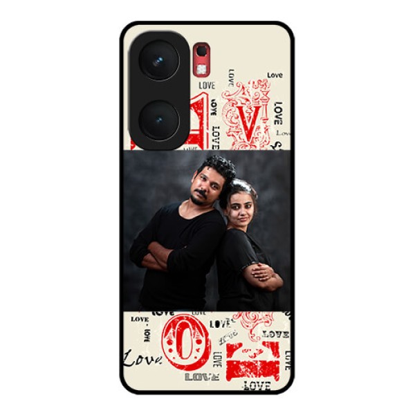 iQOO Neo 9 Pro 5G Custom Glass Phone Case - Trendy Love Design Case