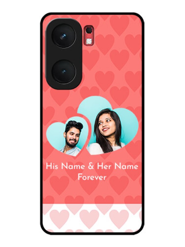 Custom iQOO Neo 9 Pro 5G Custom Glass Phone Case - Couple Pic Upload Design