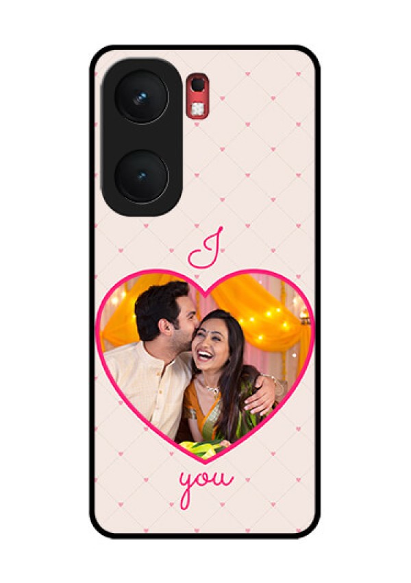 iQOO Neo 9 Pro 5G Custom Glass Phone Case - Heart Shape Design