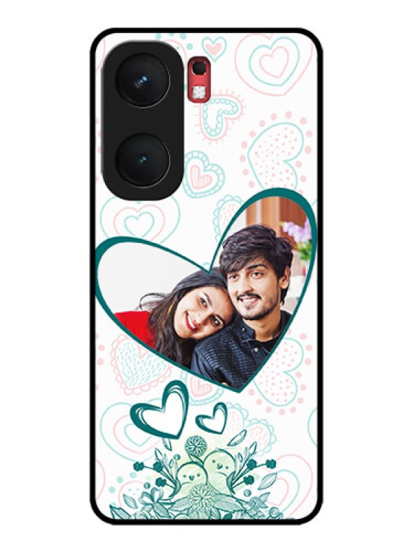 Custom iQOO Neo 9 Pro 5G Custom Glass Phone Case - Premium Couple Design