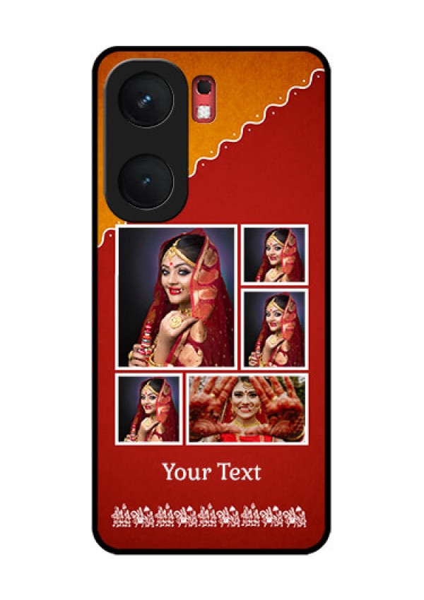 iQOO Neo 9 Pro 5G Custom Glass Phone Case - Wedding Pic Upload Design