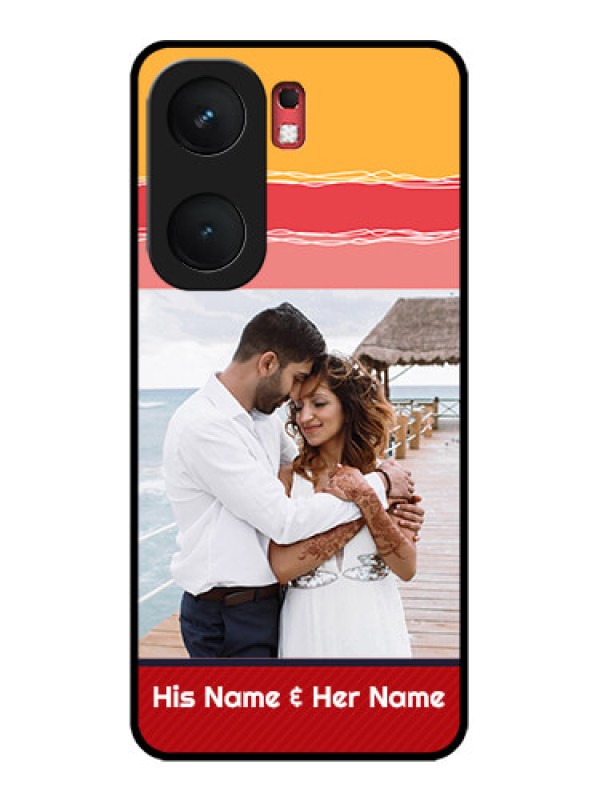 Custom iQOO Neo 9 Pro 5G Custom Glass Phone Case - Colorful Case Design