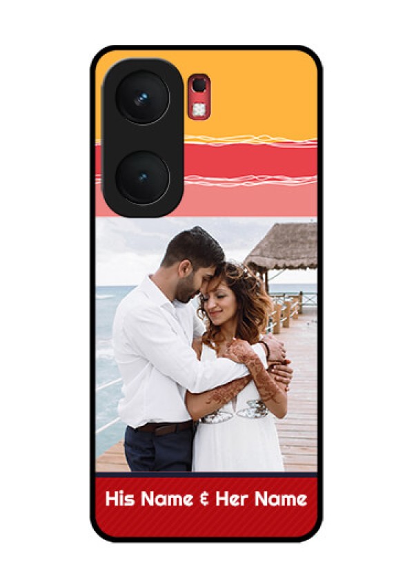 iQOO Neo 9 Pro 5G Custom Glass Phone Case - Colorful Case Design
