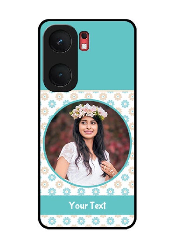 iQOO Neo 9 Pro 5G Custom Glass Phone Case - Beautiful Flowers Design