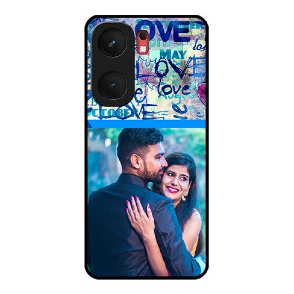 iQOO Neo 9 Pro 5G Custom Glass Phone Case - Colorful Love Design