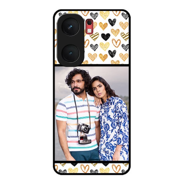 iQOO Neo 9 Pro 5G Custom Glass Phone Case - Love Symbol Design