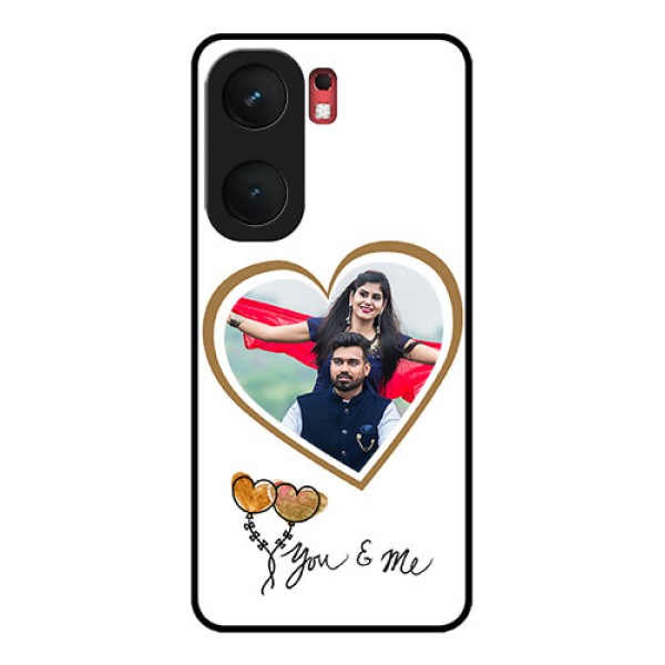iQOO Neo 9 Pro 5G Custom Glass Phone Case - You and Me Design