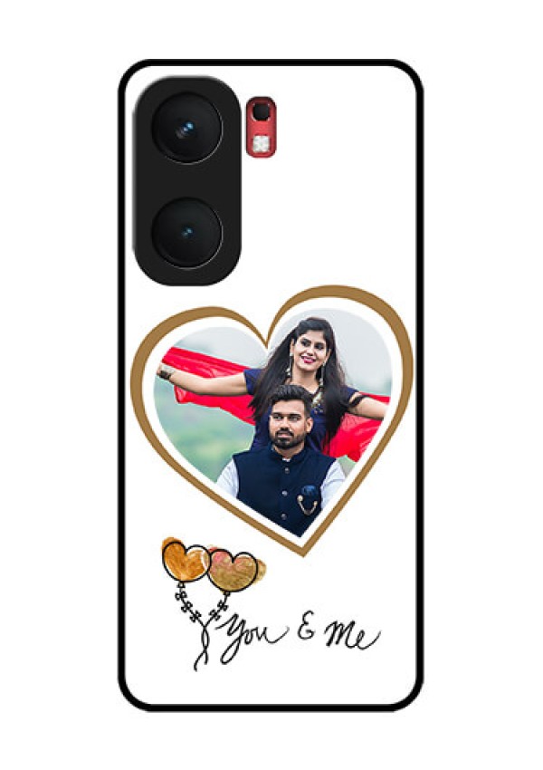 iQOO Neo 9 Pro 5G Custom Glass Phone Case - You and Me Design