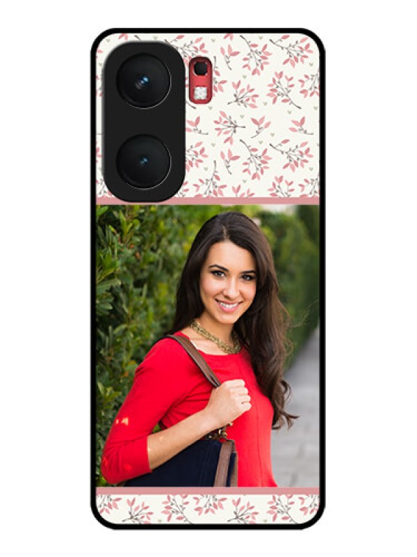 Custom iQOO Neo 9 Pro 5G Custom Glass Phone Case - Stunning Floral Design