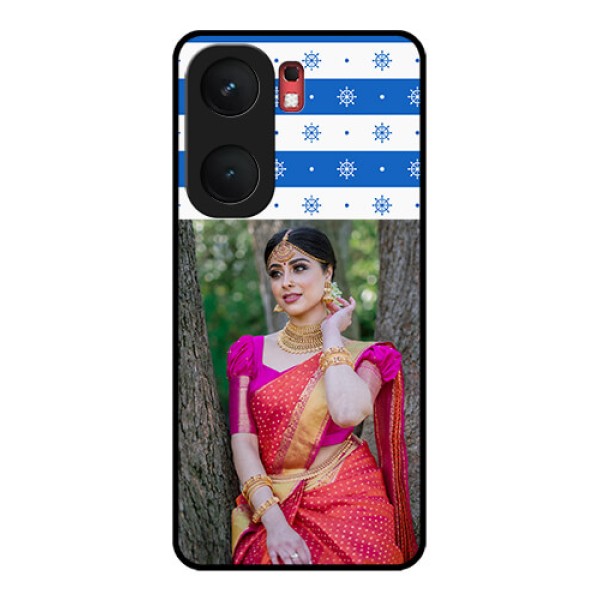 iQOO Neo 9 Pro 5G Custom Glass Phone Case - Snow Pattern Design
