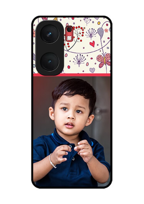 iQOO Neo 9 Pro 5G Custom Glass Phone Case - Premium Floral Design