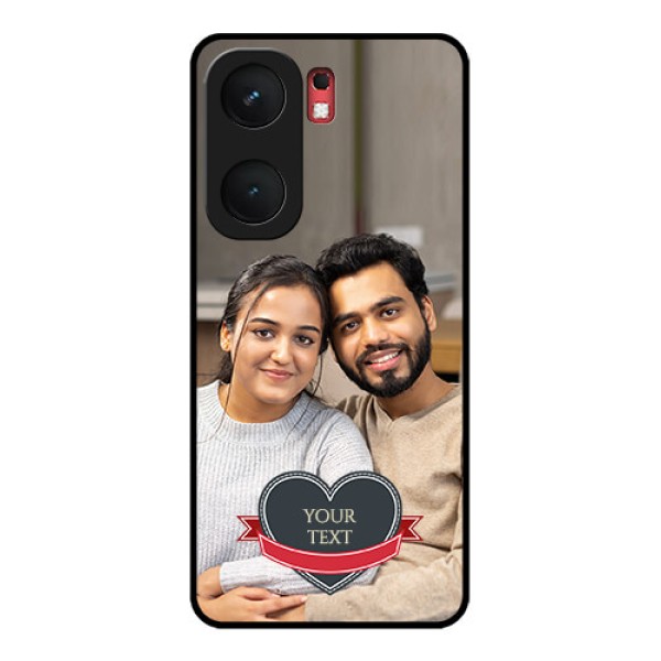 iQOO Neo 9 Pro 5G Custom Glass Phone Case - Just Married Couple Design