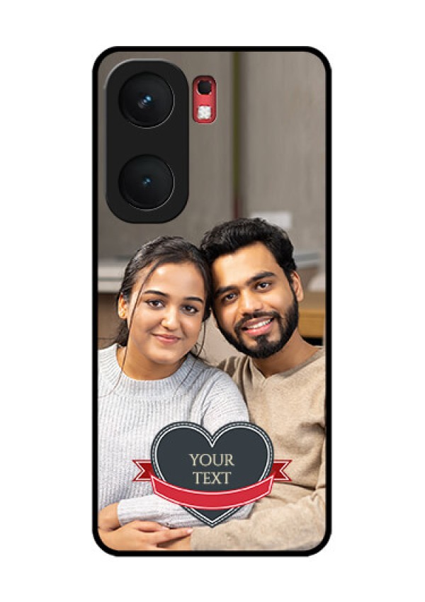 iQOO Neo 9 Pro 5G Custom Glass Phone Case - Just Married Couple Design