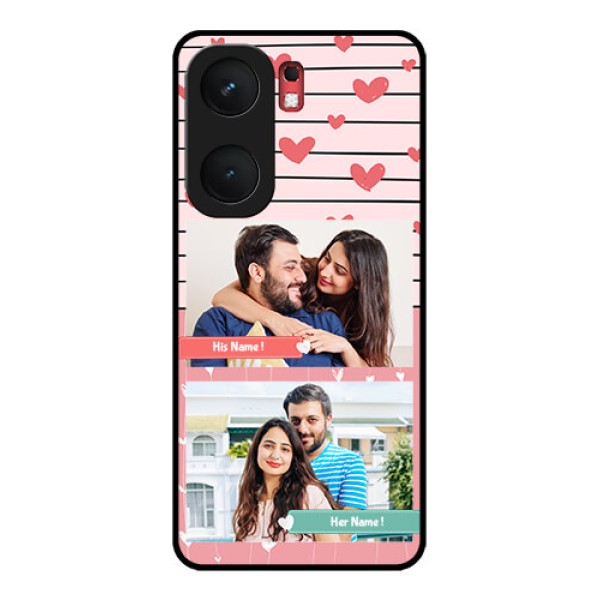 iQOO Neo 9 Pro 5G Custom Glass Phone Case - Photo With Heart Design