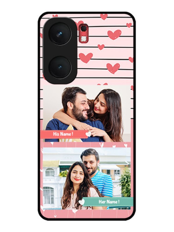 Custom iQOO Neo 9 Pro 5G Custom Glass Phone Case - Photo With Heart Design