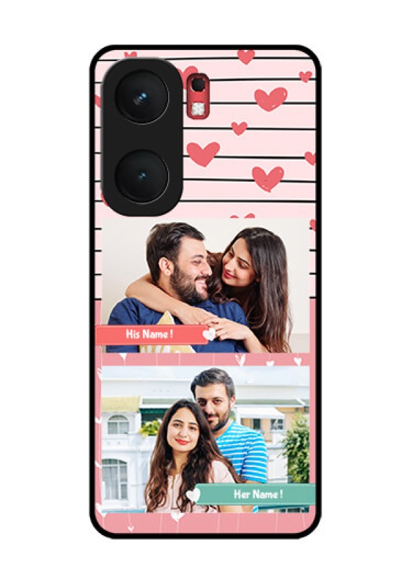iQOO Neo 9 Pro 5G Custom Glass Phone Case - Photo With Heart Design
