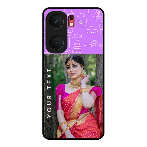 iQOO Neo 9 Pro 5G Custom Glass Phone Case - Birthday Icons Design