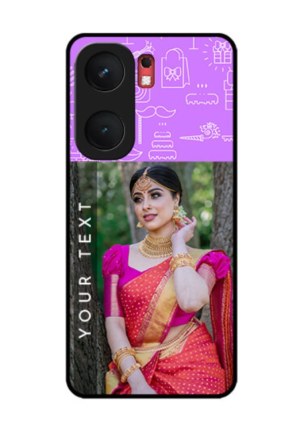 iQOO Neo 9 Pro 5G Custom Glass Phone Case - Birthday Icons Design