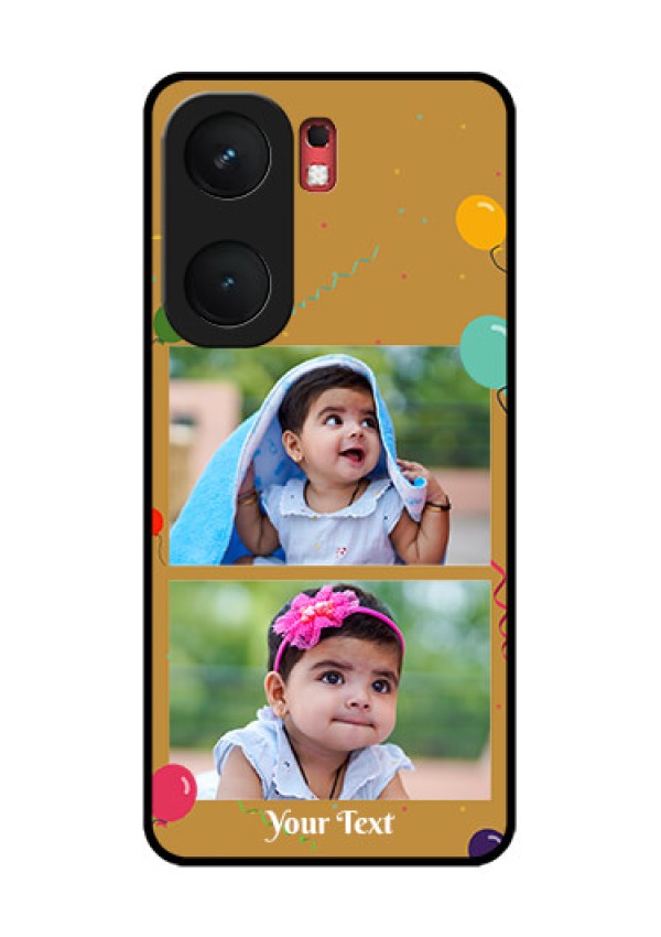 iQOO Neo 9 Pro 5G Custom Glass Phone Case - Image Holder With Birthday Celebrations Design