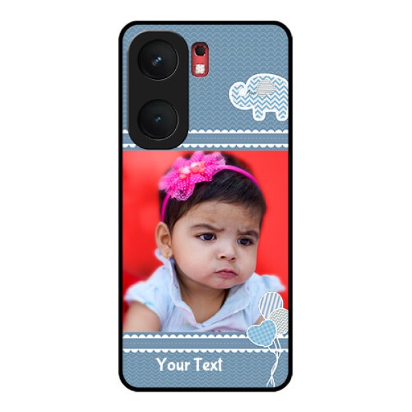 iQOO Neo 9 Pro 5G Custom Glass Phone Case - With Kids Pattern Design