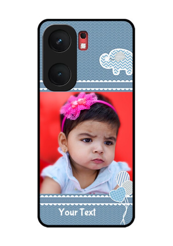 iQOO Neo 9 Pro 5G Custom Glass Phone Case - With Kids Pattern Design