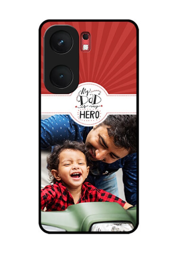 iQOO Neo 9 Pro 5G Custom Glass Phone Case - My Dad Hero Design