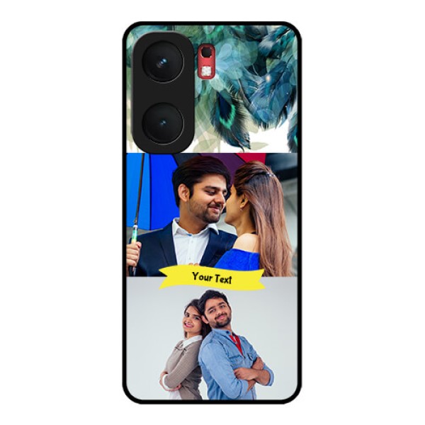 iQOO Neo 9 Pro 5G Custom Glass Phone Case - Image With Boho Peacock Feather Design iQOO Neo 9 Pro 5G Custom Glass Phone Case - Image With Boho Peacock Feather Design
