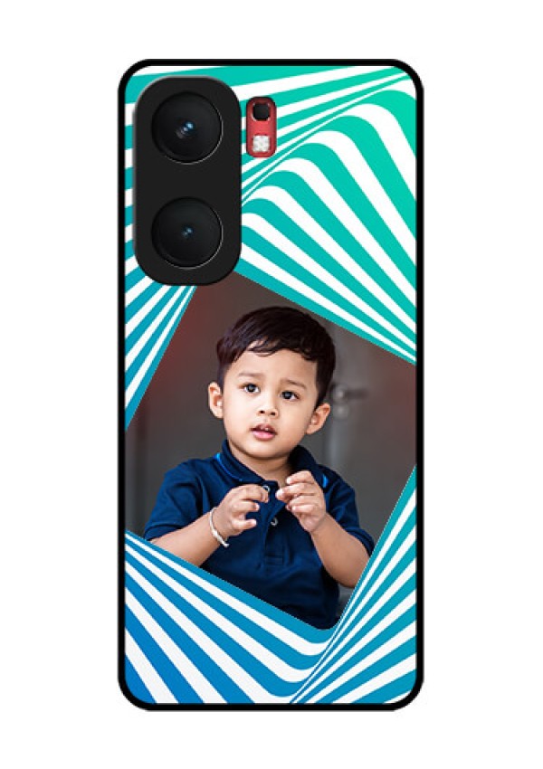 iQOO Neo 9 Pro 5G Custom Glass Phone Case - Abstract Spiral Design