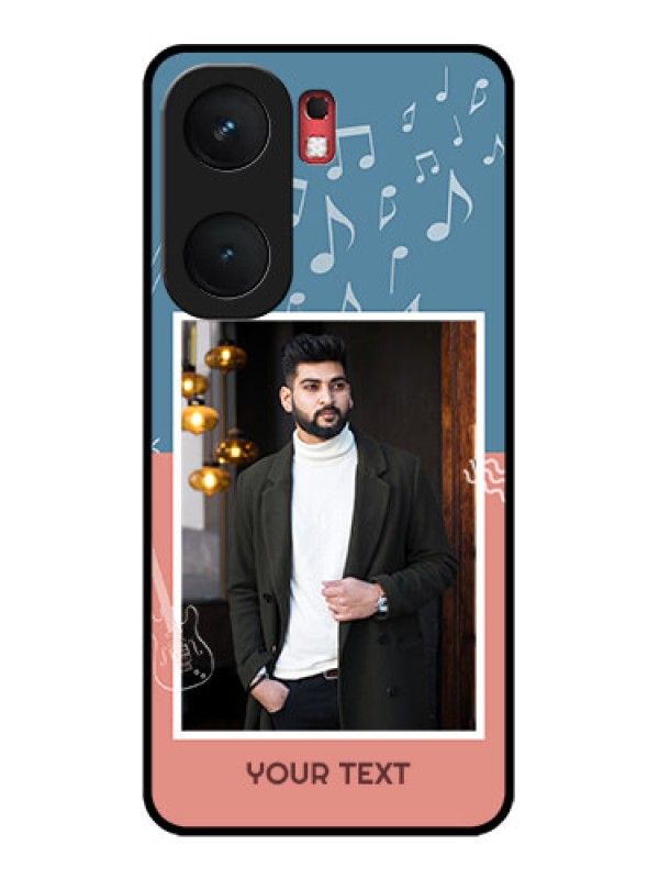 Custom iQOO Neo 9 Pro 5G Custom Glass Phone Case - With Color Musical Note Design