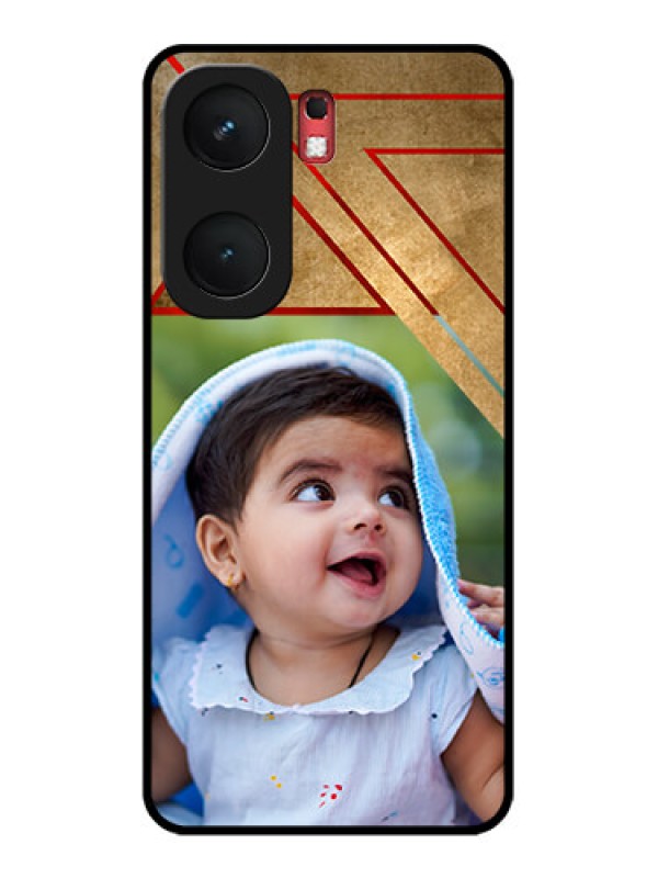 Custom iQOO Neo 9 Pro 5G Custom Glass Phone Case - Gradient Abstract Texture Design