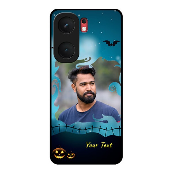 iQOO Neo 9 Pro 5G Custom Glass Phone Case - Halloween Frame Design