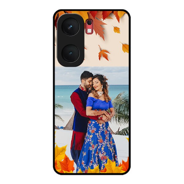 iQOO Neo 9 Pro 5G Custom Glass Phone Case - Autumn Maple Leaves Design iQOO Neo 9 Pro 5G Custom Glass Phone Case - Autumn Maple Leaves Design