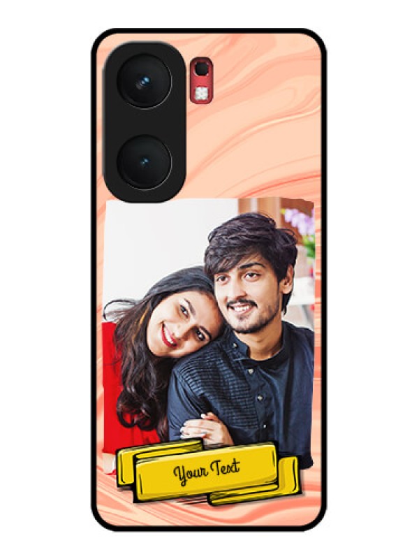 Custom iQOO Neo 9 Pro 5G Custom Glass Phone Case - Marble Texture Design