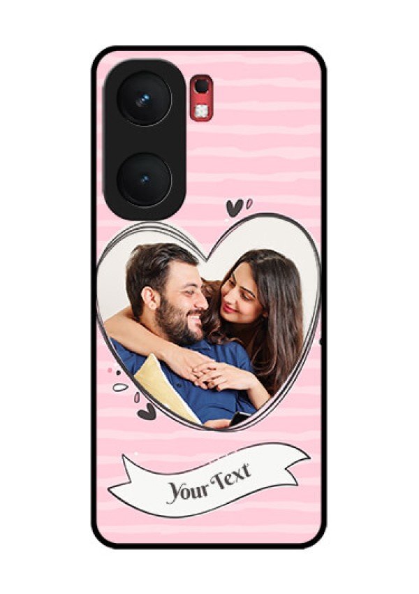 iQOO Neo 9 Pro 5G Custom Glass Phone Case - Vintage Heart Design