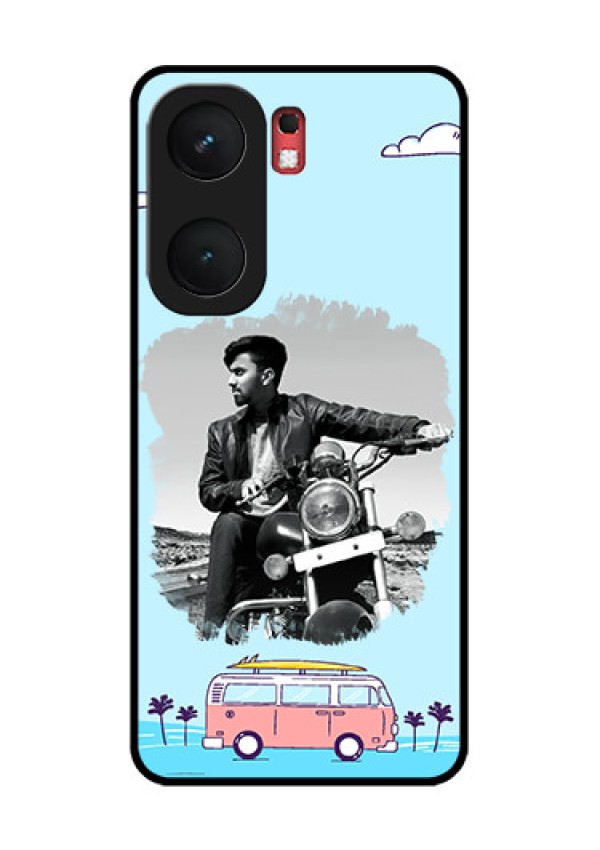 iQOO Neo 9 Pro 5G Custom Glass Phone Case - Travel and Adventure Design